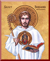 Theophilia St. Bernard of Clairvaux Wall Plaque