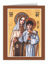 Theophilia Our Lady of Mt. Carmel with the Boy Jesus  Note Card