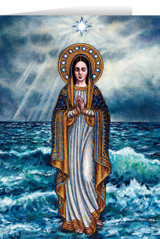 Theophilia Our Lady Star of the Sea Greeting Card