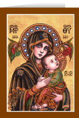 Theophilia Our Lady of Perpetual Help Greeting Card