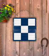 Nine Patch Barn Quilt Door Hanger