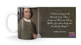 George Mason Quote “I determined to spend the Remainder of my Days in privacy and Retirement with my Children, from whose Society alone I could expect Comfort”   Mug