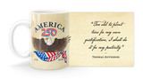 Thomas Jefferson Quote "Too old to plant trees” America250™ Logo Mug