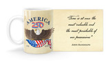 John Randolph Quote "Time is at once the most valuable and the most perishable of our possessions." with America250 Logo Mug