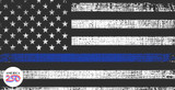 Thin Blue Line Bumper Sticker