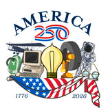 America250™ Inventions Bumper Sticker
