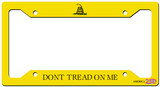"Don't Tread on Me" License Plate Frame