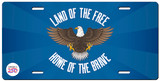 "Land of the Free" License Plate