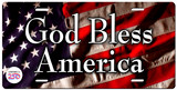 "God Bless America" License Plate