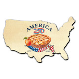 America250™ Pie Magnet Cutout-USA