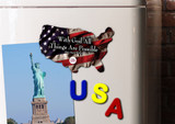 With God All Things are Possible Magnet Cutout-USA