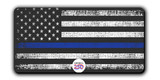 Thin Blue Line Flag Magnet Long