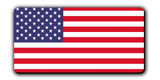 American Flag Magnet Long