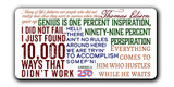 Thomas Edison Quotes Magnet Long