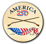 America250™ Rifle Magnet Round
