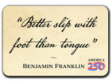 "Better Slip With Foot" America250™ Magnet Standard