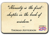 "Honesty Is The First Chapter" America250™  Magnet Standard