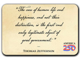 "The Care of Human Life" America250™  Magnet Standard