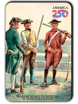 Massachusetts Militia America250™ Magnet Standard