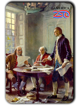 Writing of the Declaration America250™ Magnet Standard