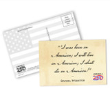 "I Was Born" Postcard