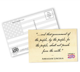 "For the People" Postcard