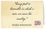 "Every Post is Honorable" Greeting Card