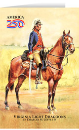 Virginia Light Dragoons  Greeting Card