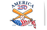 America250™ Baseball Greeting Card