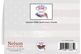 America 250 Swords Greeting Card