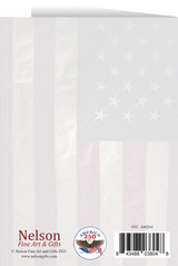 American Flag Shield Greeting Card