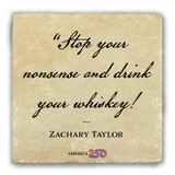 "Stop Your Nonsense" Tumbled Stone Coaster