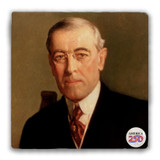 Woodrow Wilson Tumbled Stone Coaster