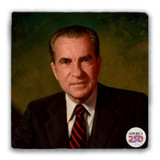 Richard Nixon Tumbled Stone Coaster