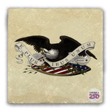 American Eagle Tumbled Stone Coaster