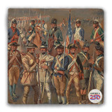 Continental Army Tumbled Stone Coaster