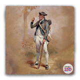 3rd NY Infantry Tumbled Stone Coaster Single