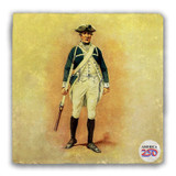 Johnson's Royal Regiment of New York Tumbled Stone Coaster