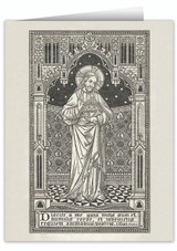 Illustrated Sacred Heart Greeting Cards