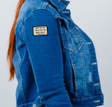 "These are the Times" Iron-On Rectangle Patch