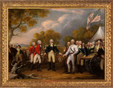 Surrender of General Burgoyne Framed Art