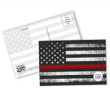 Thin Red Line Flag Postcard