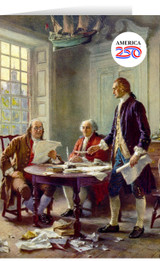 Writing the Declaration of Independence Note Card