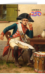 Drummer of the Jersey Blues Note Card