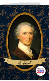 Charles Carroll Note Card
