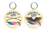 America250™ Rifle Round Keychain 1