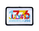 1776 Iron-On Rectangle Patch