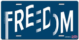 Freedom License Plate