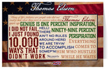 Thomas Edison Quotes Greeting Card