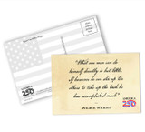 "What One Man Can Do" Postcard